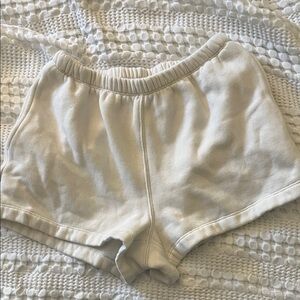 Women's Sweatpants Cream Shorts
